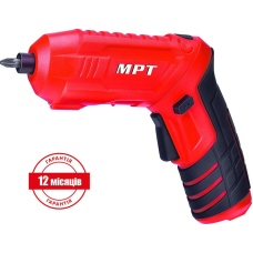 Викрутка акумуляторна поворотна MPT 4 В Li-ion 1.5 А·год 250 об./хв 3.5 Нм реверс USB аксесуари 20 шт.
