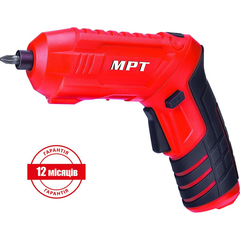 Викрутка акумуляторна поворотна MPT 4 В Li-ion 1.5 А·год 250 об./хв 3.5 Нм реверс USB аксесуари 20 шт. Викрутка акумуляторна поворотна MPT 4 В Li-ion 1.5 А·год 250 об./хв 3.5 Нм реверс USB аксесуари 20 шт.