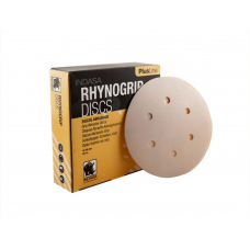 Абразивний диск INDASA RhynoGrip Plus Line d150 мм, 6 отворів, (упаковка - 50шт) - P180