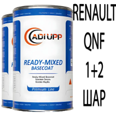 RENAULT QNF BLANC NEIGE MET. базова автоемаль ADI UPP - 1.6л. Комплект 1+2 шар.