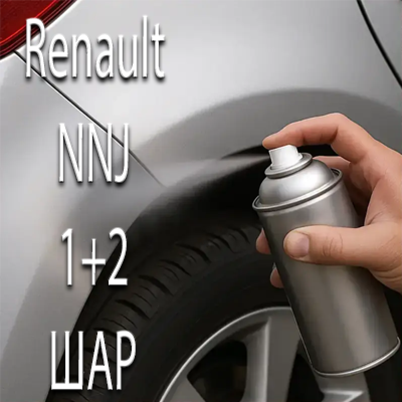 RENAULT NNJ ROUGE DYNA / DYNAMIC RED MET. аерозольна базова фарба ADI UPP - 800мл. Комплект 1+2 шар.