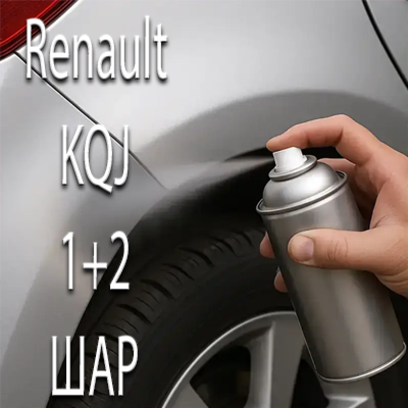 RENAULT KQJ GRIS RAFALE PRL. аерозольна базова фарба ADI UPP - 800мл. Комплект 1+2 шар.