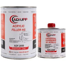 Сірий акриловий ґрунт-наповнювач ADI UPP Acryl Filler HS 5+1 2050. Комплект - 1.2л.
