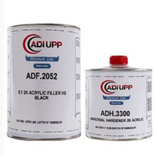 Чорний акриловий ґрунт-наповнювач ADI UPP Acryl Filler HS 5+1 2052. Комплект - 1.2л.