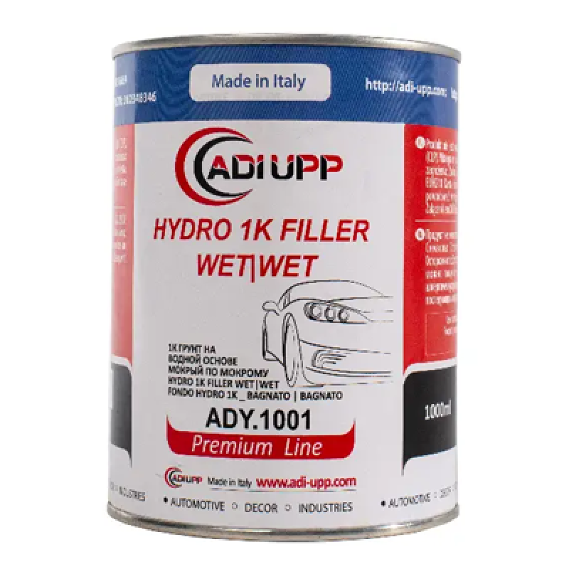 Акриловий однокомпонентний грунт “мокрим по мокрому“ ADI UPP HYDRO 1K FILLER WET ON WET - 1л Акриловий однокомпонентний грунт “мокрим по мокрому“ ADI UPP HYDRO 1K FILLER WET ON WET - 1л