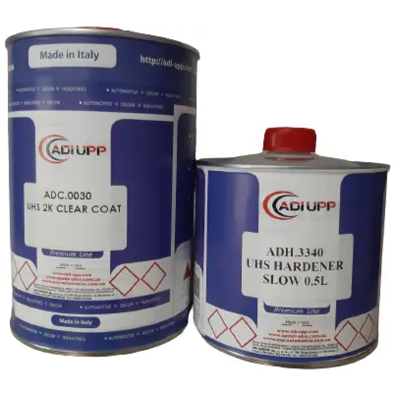 Акриловий лак із високим сухим залишком ADI UPP UHS 2K CLEAR COAT - комплект 1.5л Акриловий лак із високим сухим залишком ADI UPP UHS 2K CLEAR COAT - комплект 1.5л