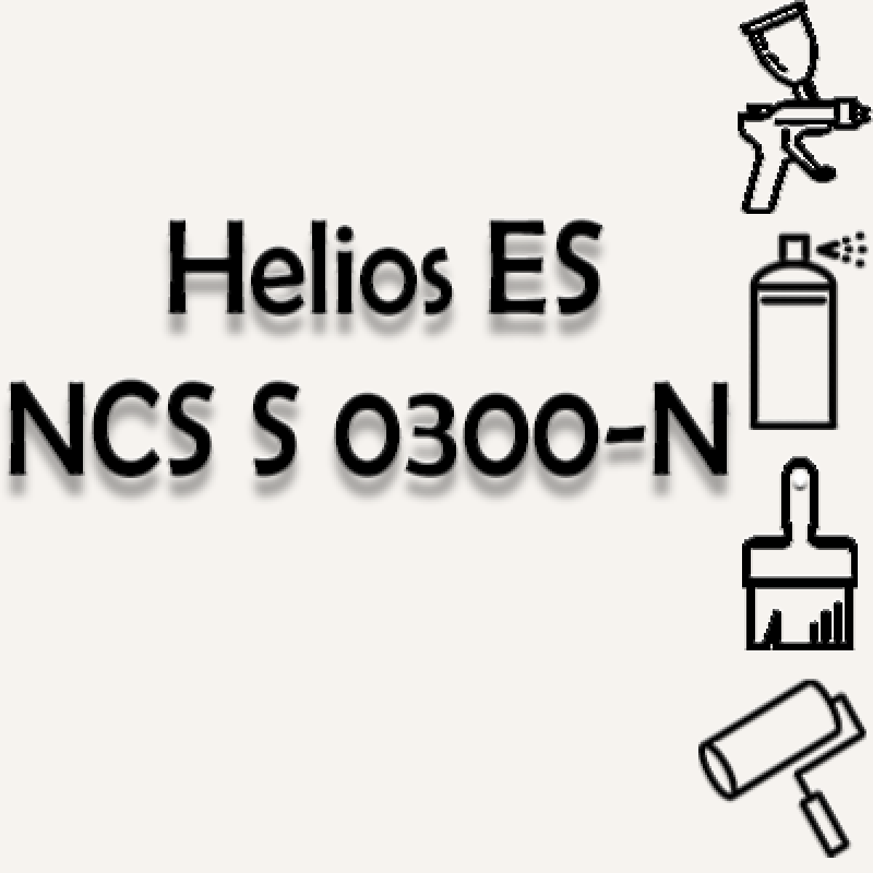 NCS S 0300-N глянцева 1К швидкосохнуча антикорозійна емаль Helios ES - 1л NCS S 0300-N глянцева 1К швидкосохнуча антикорозійна емаль Helios ES - 1л