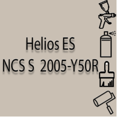 NCS S 2005-Y50R глянцева 1К швидкосохнуча антикорозійна емаль Helios ES - 1л