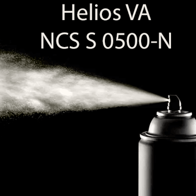 NCS S 0500-N аерозольна антикорозійна глянцева грунт-емаль (вініл-акрилова) HELIOS VA - 400мл