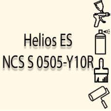 NCS S 0505-Y10R глянцева 1К швидкосохнуча антикорозійна емаль Helios ES - 1л