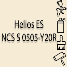 NCS S 0505-Y20R глянцева 1К швидкосохнуча антикорозійна емаль Helios ES - 1л