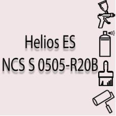 NCS S 0505-R20B глянцева 1К швидкосохнуча антикорозійна емаль Helios ES - 1л