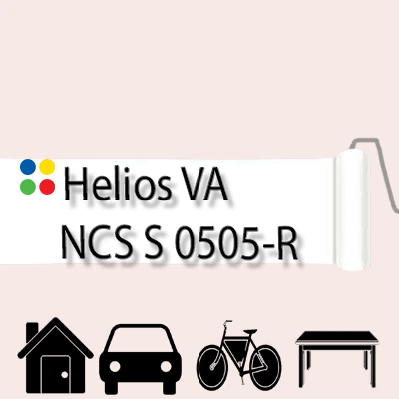 NCS S 0505-R антикорозійна глянцева грунт-емаль (вініл-акрилова) HELIOS VA - 1л