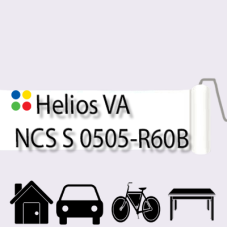 NCS S 0505-R60B антикорозійна глянцева грунт-емаль (вініл-акрилова) HELIOS VA - 1л