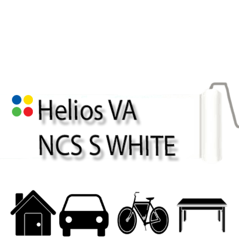 NCS S WHITE антикорозійна глянцева грунт-емаль (вініл-акрилова) HELIOS VA - 1л