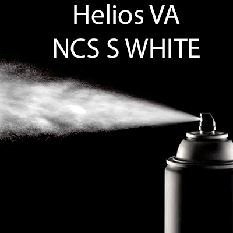 NCS S WHITE аерозольна антикорозійна глянцева грунт-емаль (вініл-акрилова) HELIOS VA - 400мл