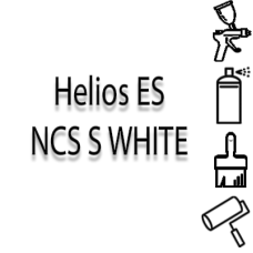 NCS S WHITE глянцева 1К швидкосохнуча антикорозійна емаль Helios ES - 1л