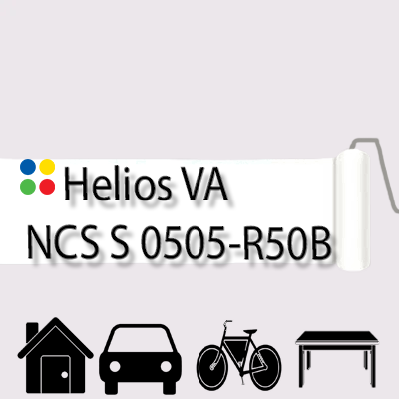 NCS S 0505-R50B антикорозійна глянцева грунт-емаль (вініл-акрилова) HELIOS VA - 1л