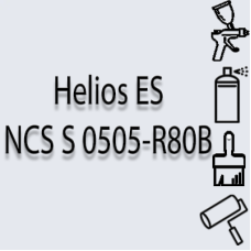 NCS S 0505-R80B глянцева 1К швидкосохнуча антикорозійна емаль Helios ES - 1л