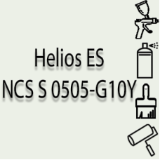 NCS S 0505-G10Y глянцева 1К швидкосохнуча антикорозійна емаль Helios ES - 1л