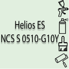 NCS S 0510-G10Y глянцева 1К швидкосохнуча антикорозійна емаль Helios ES - 1л