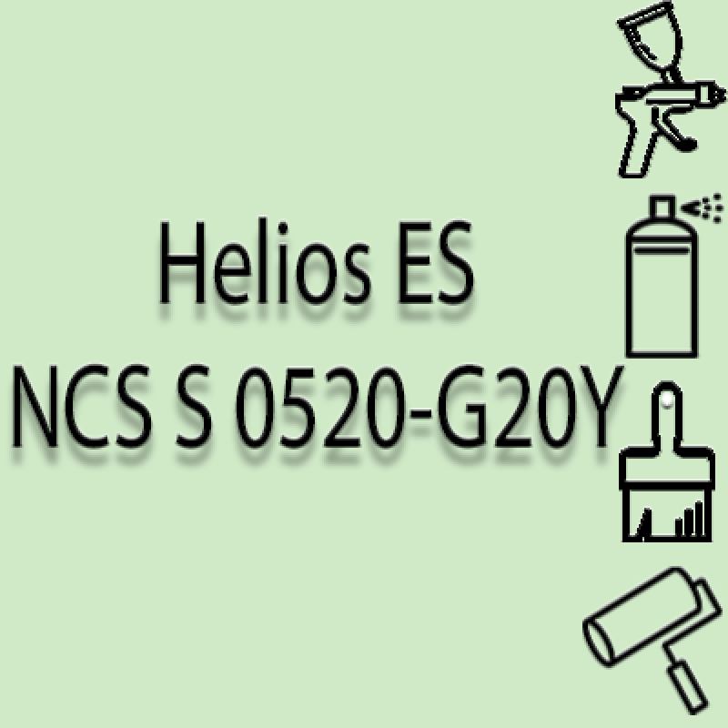NCS S 0520-G20Y глянцева 1К швидкосохнуча антикорозійна емаль Helios ES - 1л