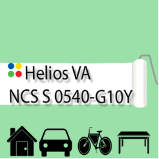 NCS S 0540-G10Y антикорозійна глянцева грунт-емаль (вініл-акрилова) HELIOS VA - 1л