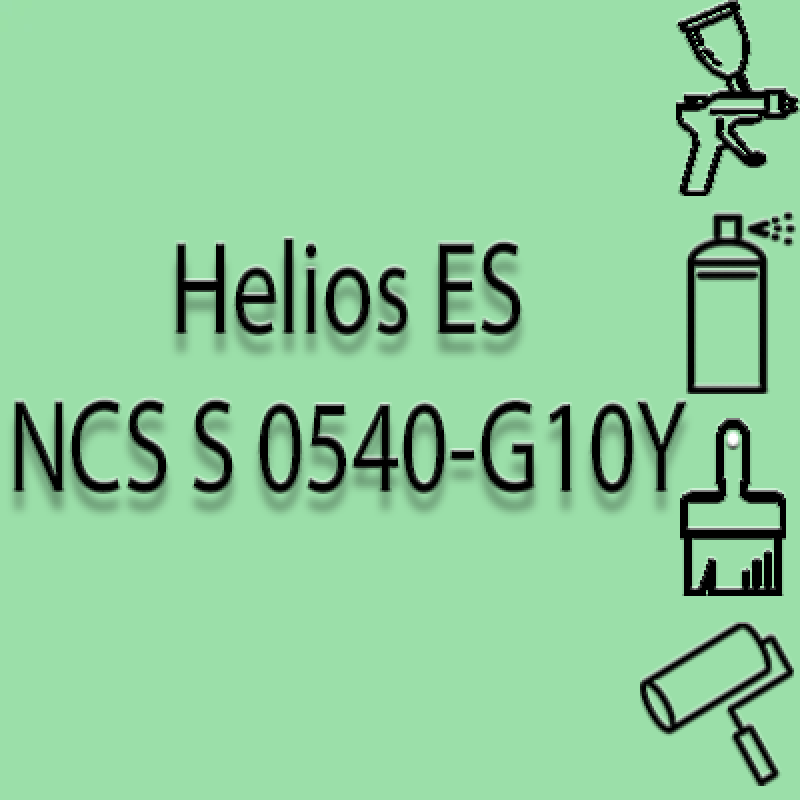 NCS S 0540-G10Y глянцева 1К швидкосохнуча антикорозійна емаль Helios ES - 1л