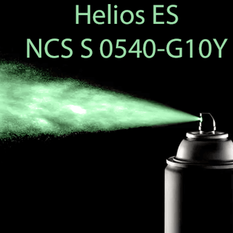 NCS S 0540-G10Y аерозольна глянцева 1К швидкосохнуча антикорозійна емаль Helios ES - 400мл