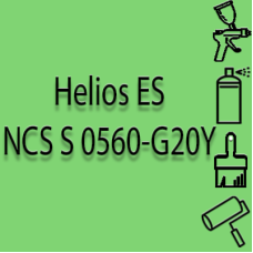 NCS S 0560-G20Y глянцева 1К швидкосохнуча антикорозійна емаль Helios ES - 1л