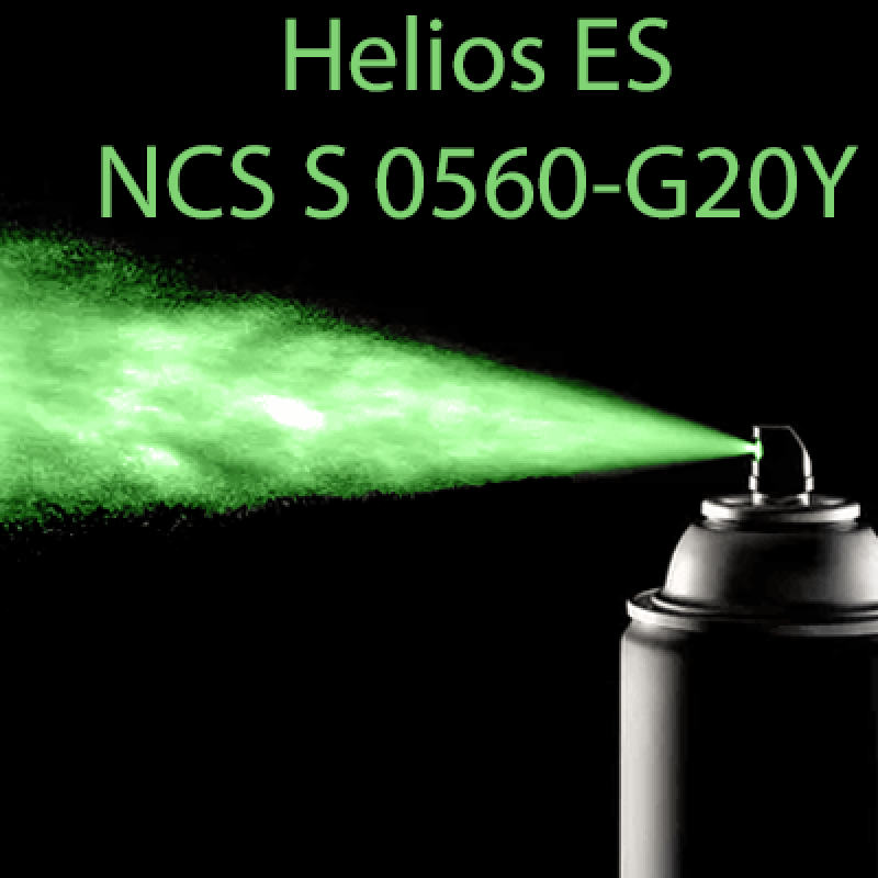 NCS S 0560-G20Y аерозольна глянцева 1К швидкосохнуча антикорозійна емаль Helios ES - 400мл NCS S 0560-G20Y аерозольна глянцева 1К швидкосохнуча антикорозійна емаль Helios ES - 400мл