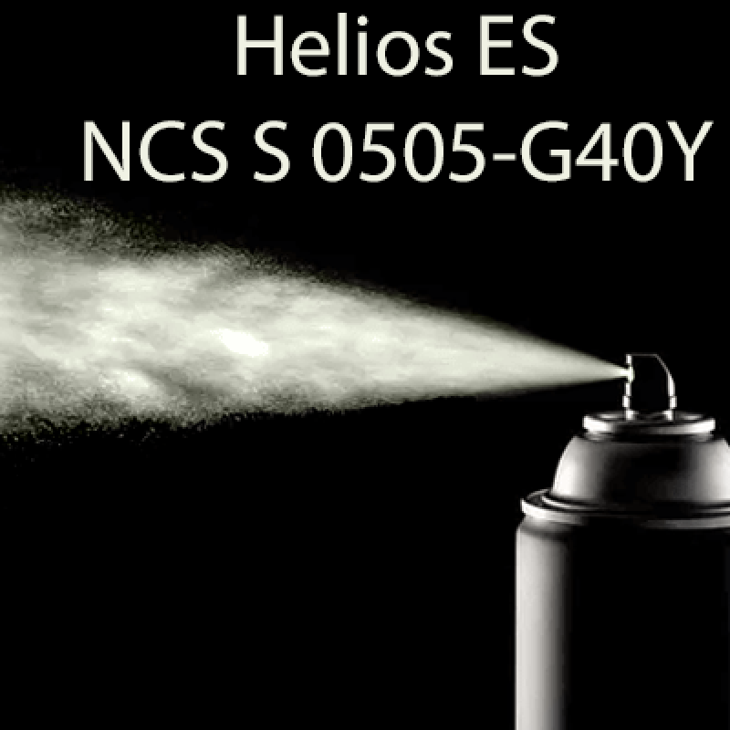NCS S 0505-G40Y аерозольна глянцева 1К швидкосохнуча антикорозійна емаль Helios ES - 400мл NCS S 0505-G40Y аерозольна глянцева 1К швидкосохнуча антикорозійна емаль Helios ES - 400мл