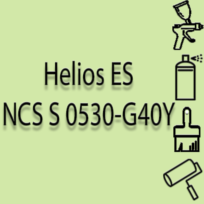 NCS S 0530-G40Y глянцева 1К швидкосохнуча антикорозійна емаль Helios ES - 1л
