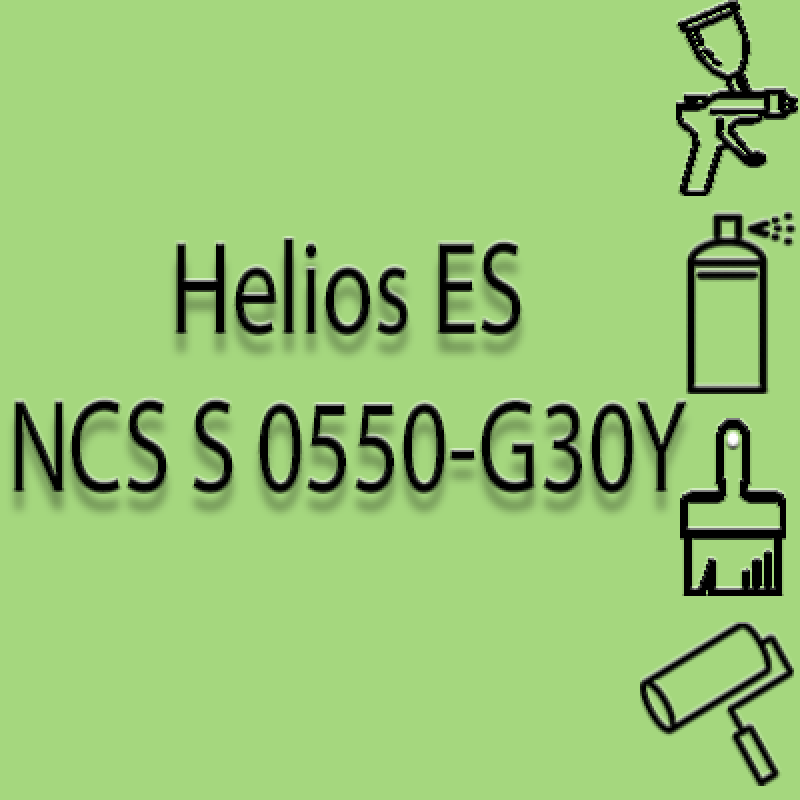 NCS S 0550-G30Y глянцева 1К швидкосохнуча антикорозійна емаль Helios ES - 1л