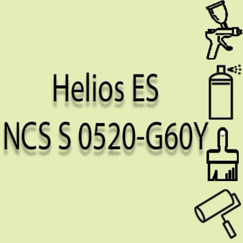 NCS S 0520-G60Y глянцева 1К швидкосохнуча антикорозійна емаль Helios ES - 1л