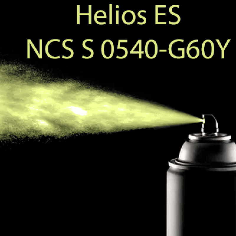 NCS S 0540-G60Y аерозольна глянцева 1К швидкосохнуча антикорозійна емаль Helios ES - 400мл