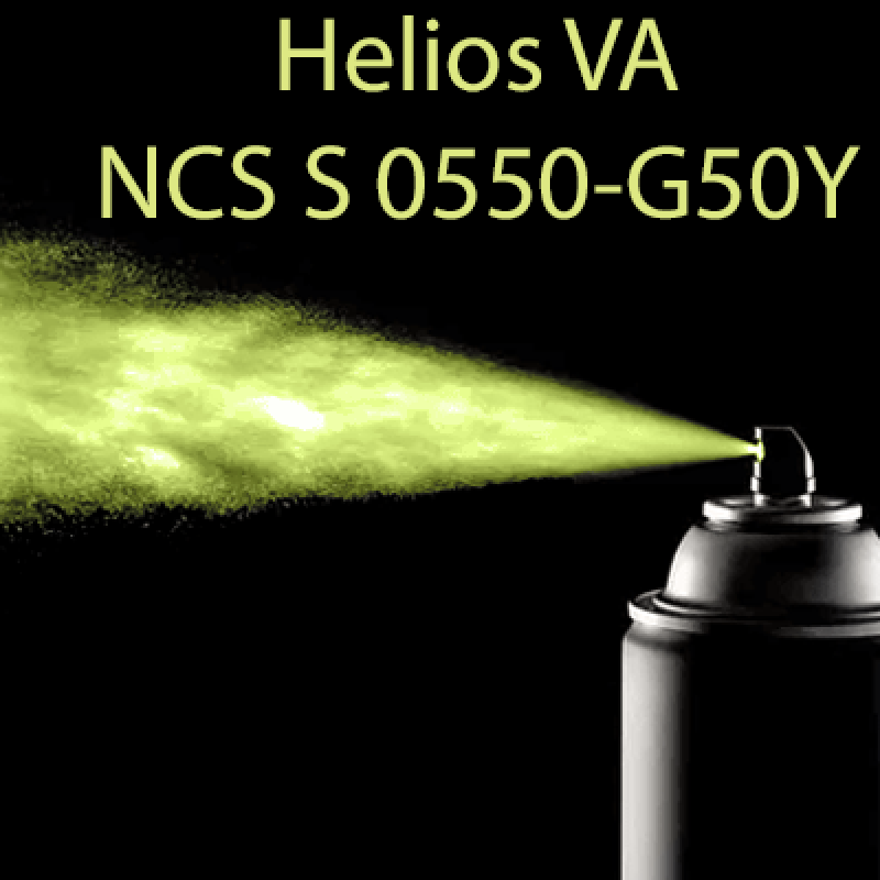NCS S 0550-G50Y аерозольна антикорозійна глянцева грунт-емаль (вініл-акрилова) HELIOS VA - 400м