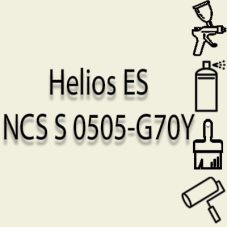 NCS S 0505-G70Y глянцева 1К швидкосохнуча антикорозійна емаль Helios ES - 1л