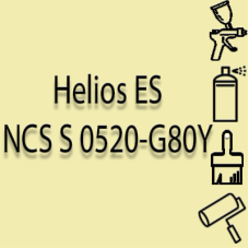 NCS S 0520-G80Y глянцева 1К швидкосохнуча антикорозійна емаль Helios ES - 1л