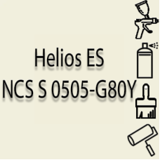 NCS S 0505-G80Y глянцева 1К швидкосохнуча антикорозійна емаль Helios ES - 1л