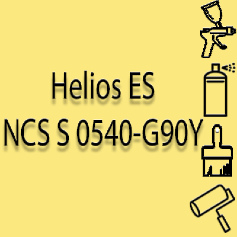 NCS S 0540-G90Y глянцева 1К швидкосохнуча антикорозійна емаль Helios ES - 1л