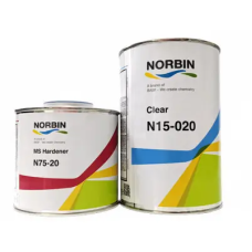 Акриловий лак NORBIN N15-020 MS 2:1 + швидкий затверджувач N75-020 - 1,0л + 0,5л