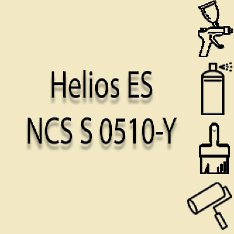 NCS S 0510-Y глянцева 1К швидкосохнуча антикорозійна емаль Helios ES - 1л
