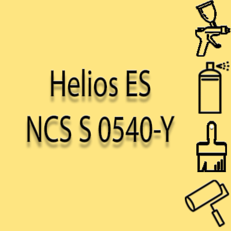 NCS S 0540-Y глянцева 1К швидкосохнуча антикорозійна емаль Helios ES - 1л NCS S 0540-Y глянцева 1К швидкосохнуча антикорозійна емаль Helios ES - 1л
