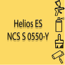 NCS S 0550-Y глянцева 1К швидкосохнуча антикорозійна емаль Helios ES - 1л