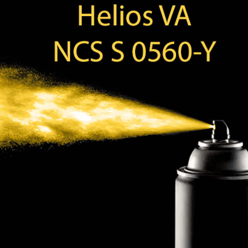 NCS S 0560-Y аерозольна антикорозійна глянцева грунт-емаль (вініл-акрилова) HELIOS VA - 400м