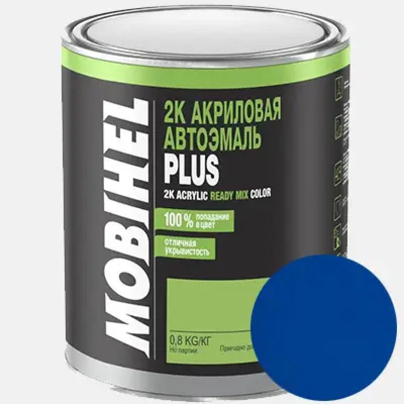 Двокомпонентна акрилова автоемаль Mobihel PLUS 6:1, 403 МОНТЕ КАРЛО - 0.8л Двокомпонентна акрилова автоемаль Mobihel PLUS 6:1, 403 МОНТЕ КАРЛО - 0.8л