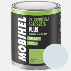 Двокомпонентна акрилова автоемаль Mobihel PLUS 6:1, 202 СНІЖНО-БІЛА - 0.8л