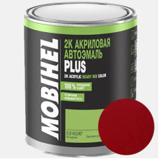 Двокомпонентна акрилова автоемаль Mobihel PLUS 6:1, 127 ВИШНЯ - 0.8л