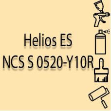 NCS S 0520-Y10R глянцева 1К швидкосохнуча антикорозійна емаль Helios ES - 1л